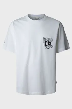 Мужская белая футболка PRESTH Белый S Pepe Jeans PM509789