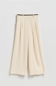 Reserved - Широкі штани - кремовий - 759JL-01X