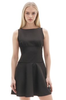 Cropp - Чорна міні-сукня - чорний