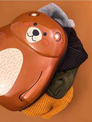 Валіза - коричневий Валіза - коричневий
