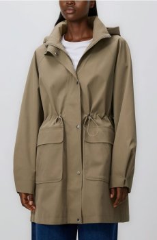 Reserved - Куртка-парка з каптуром - світло-зелений - 528IA-70X