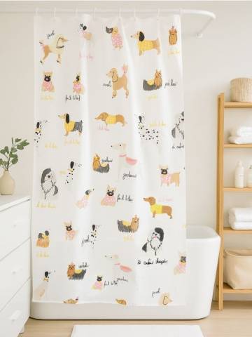 Фіранки для душу - різнобарвний