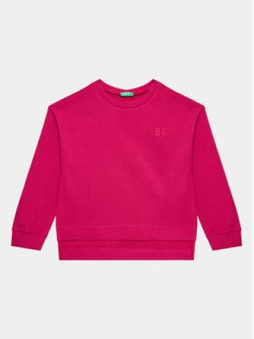 United Colors Of Benetton Світшот 3J68C10E1 Рожевий Relaxed Fit United Colors Of Benetton Світшот 3J68C10E1 Рожевий Relaxed Fit