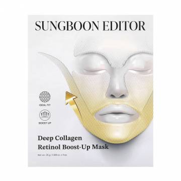 Маска для лица Sungboon Editor Deep Collagen Retinol Boost-Up Mask с коллагеном и ретинолом, 25 г Маска для лица Sungboon Editor Deep Collagen Retinol Boost-Up Mask с коллагеном и ретинолом, 25 г
