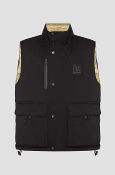 Мужской двусторонний жилет Черный 48 Karl Lagerfeld 544524.505010;916