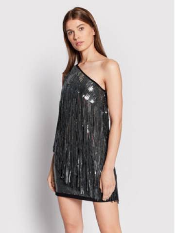 Pinko Коктейльна сукня Longan 1N13JU A059 Чорний Slim Fit Pinko Коктейльна сукня Longan 1N13JU A059 Чорний Slim Fit