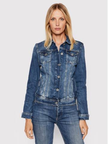 Pepe Jeans Джинсова куртка Thrift PL402011 Голубий Regular Fit Pepe Jeans Джинсова куртка Thrift PL402011 Голубий Regular Fit