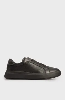 Мужские черные сникерсы LOW TOP LACE UP LTH MONO Черный 42 Calvin Klein HM0HM01557
