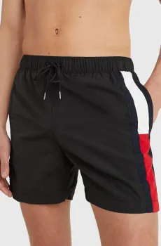 Мужские черные плавательные шорты SF MEDIUM DRAWSTRING Черный S Tommy Hilfiger UM0UM02730