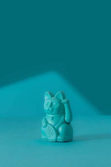 Декорация Donkey Lucky Cat Mini - Turquoise Декорация Donkey Lucky Cat Mini - Turquoise