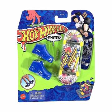 Игровой набор Hot Wheels Скейт и обувь для пальчиков, 80 S Vibin, синий, от 5 лет (HGT46) Игровой набор Hot Wheels Скейт и обувь для пальчиков, 80 S Vibin, синий, от 5 лет (HGT46)