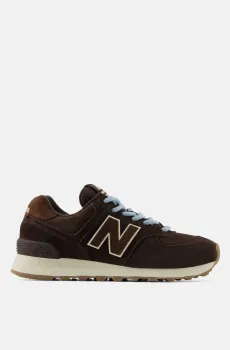 Женские коричневые кроссовки 574 Коричневый 6 New Balance W57474P