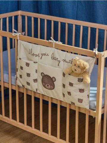 Органайзер для ліжечка - кремовий