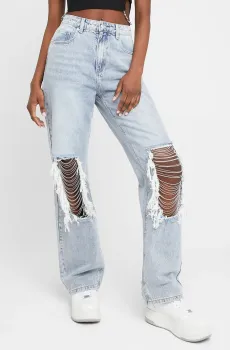 Женские голубые джинсы Голубой 34 Tally Weijl SPADEKIKO