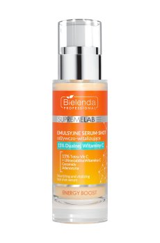 Питательная и восстанавливающая эмульсия-сыворотка для лица Bielenda Professional Supremelab Energy Boost Serum-Shot, 30 мл