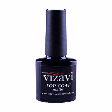 Матовый топ для гель-лака Vizavi Professional Top Coat Matte без липкого слоя VTC-03, 7.3 мл Матовый топ для гель-лака Vizavi Professional Top Coat Matte без липкого слоя VTC-03, 7.3 мл