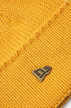 Шапка с примесью шерсти New Era WIDE CUFF BEANIE