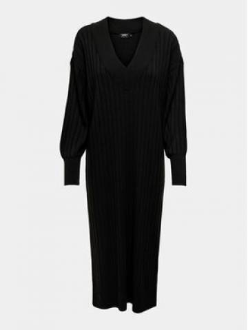 ONLY Carmakoma Трикотажна сукня 15306320 Чорний Relaxed Fit ONLY Carmakoma Трикотажна сукня 15306320 Чорний Relaxed Fit