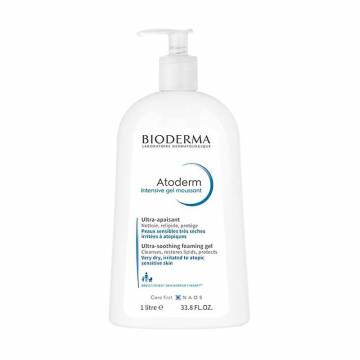Очищающий гель Bioderma Atoderm Intensive Gel Moussant для очень сухой и атопической кожи, 1 л Очищающий гель Bioderma Atoderm Intensive Gel Moussant для очень сухой и атопической кожи, 1 л