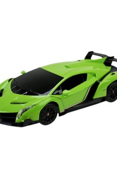 Автомодель Powermotors Lamborgini Veneno 1:24, на радиоуправлении, 20*8.5*4.5 см, зеленая, от 6 лет (PM2410 GREEN)