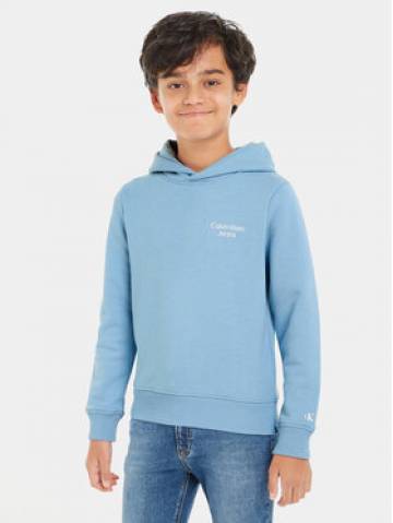 Calvin Klein Jeans Світшот Stack Logo IB0IB01293 Голубий Regular Fit Calvin Klein Jeans Світшот Stack Logo IB0IB01293 Голубий Regular Fit