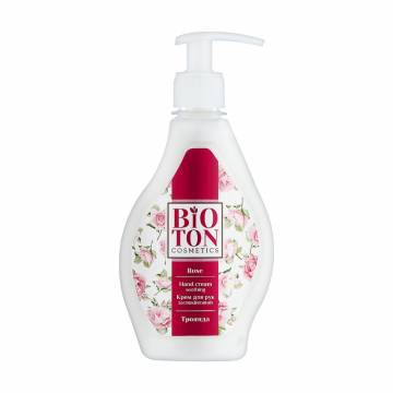 Успокаивающий крем для рук Bioton Cosmetics Hand Cream Роза, 350 мл Успокаивающий крем для рук Bioton Cosmetics Hand Cream Роза, 350 мл