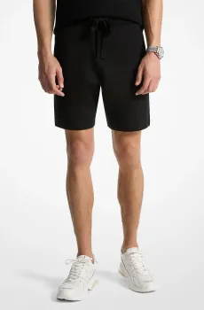 Мужские черные шорты DOUBLE KNIT Черный L Michael Kors CR560BWFE5