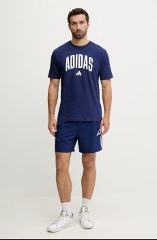 Хлопковая футболка adidas Collegiate