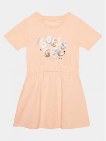 Guess Повсякденна сукня K4GK07 KAE23 Кораловий Regular Fit Guess Повсякденна сукня K4GK07 KAE23 Кораловий Regular Fit