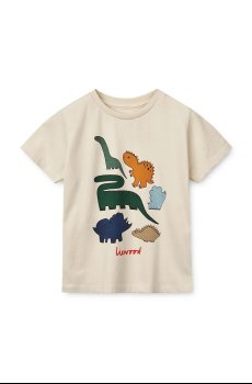 Детская хлопковая футболка Liewood Apia Placement Shortsleeve T-shirt