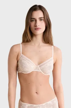 Женский розовый бюстгальтер с мягкой чашкой AURA Розовый 75B Etam 6558409