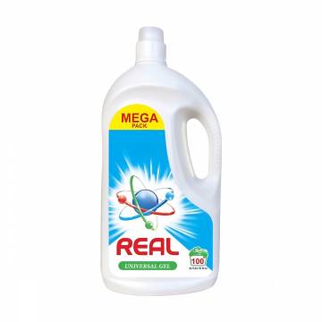 Гель для стирки Real Universal Gel Универсальный, 100 стирок, 4 л