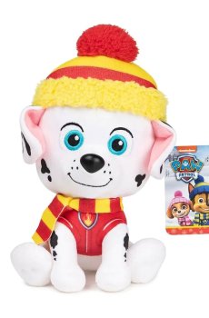 Мягкая игрушка Paw Patrol Щенячий патруль: Маршал Зимние праздники, с 1 года, 15 см (SM33351/6068124)