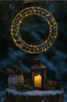 Різдвяна LED-лампа - золотий