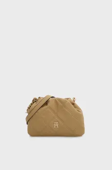 Женская бежевая сумка FEMININE MINI CROSSOVER Бежевый ONESIZE Tommy Hilfiger AW0AW18718