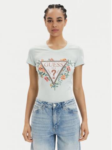 Guess Футболка W4GI24 J1314 Блакитний Slim Fit Guess Футболка W4GI24 J1314 Блакитний Slim Fit