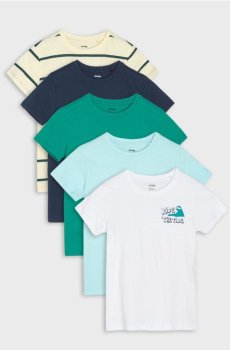 Бавовняні футболки 5 pack - білий
