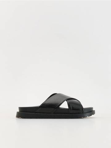 Reserved - Шльопанці зі штучної шкіри - чорний - 4970Y-99X Reserved - Шльопанці зі штучної шкіри - чорний - 4970Y-99X