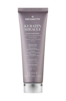 Разглаживающая маска для волос Medavita Keratin Miracle Sleek Hair Mask pH 3.5, 50 мл