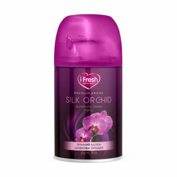 Сменный баллон к автоматическому освежителю воздуха iFresh Premium Aroma Шелковая орхидея, 250 мл Сменный баллон к автоматическому освежителю воздуха iFresh Premium Aroma Шелковая орхидея, 250 мл