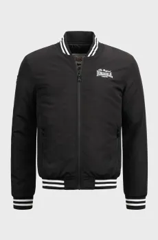 Мужской черный бомбер TRUSTHORPE Черный XL Lonsdale 115037