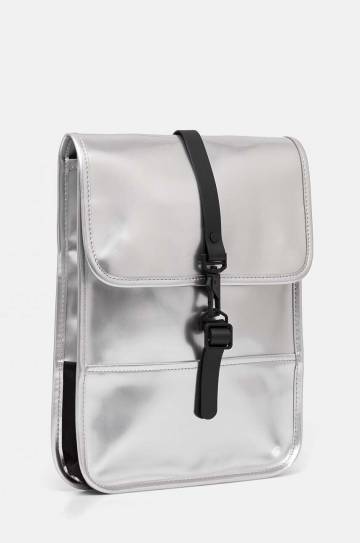 Рюкзак Rains Backpack Micro W3 цвет серебрянный большой однотонный 13010-51 Рюкзак Rains Backpack Micro W3 цвет серебрянный большой однотонный 13010-51
