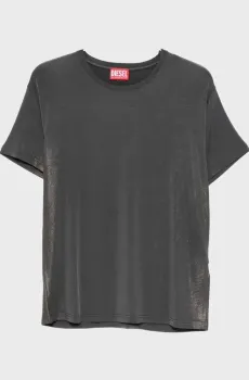 Женская темно-серая футболка T-NORMY-S2 Серый XS Diesel A20305 0DCCP