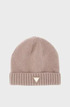 Женская пудровая шапка Розовый ONESIZE Guess V4BZ08.Z39B0;A12B