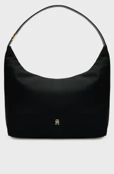Женская черная сумка LARGE Черный ONESIZE Tommy Hilfiger AW0AW18283