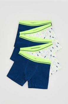 Reserved - Бавовняні боксерки 5‑пак - темно-синій - 321IR-59X