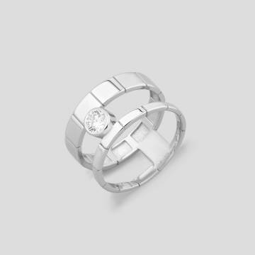Серебряное кольцо Minimal 10730-17 17 Серебряное кольцо Minimal 10730-17 17