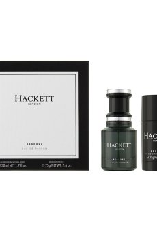 Парфюмированный набор мужской Hackett London Bespoke (парфюмированная вода, 50 мл + дезодорант-стик, 75 г)