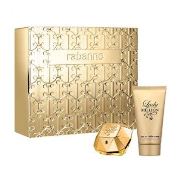 Парфюмированный набор женский Rabanne Lady Million (лосьон для тела, 75 мл + парфюмированная вода, 50 мл) Парфюмированный набор женский Rabanne Lady Million (лосьон для тела, 75 мл + парфюмированная вода, 50 мл)