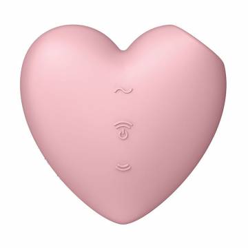 Вибратор Satisfyer Cutie Heart Air Pulse Stimulator + Vibrator розовый, 1 шт Вибратор Satisfyer Cutie Heart Air Pulse Stimulator + Vibrator розовый, 1 шт